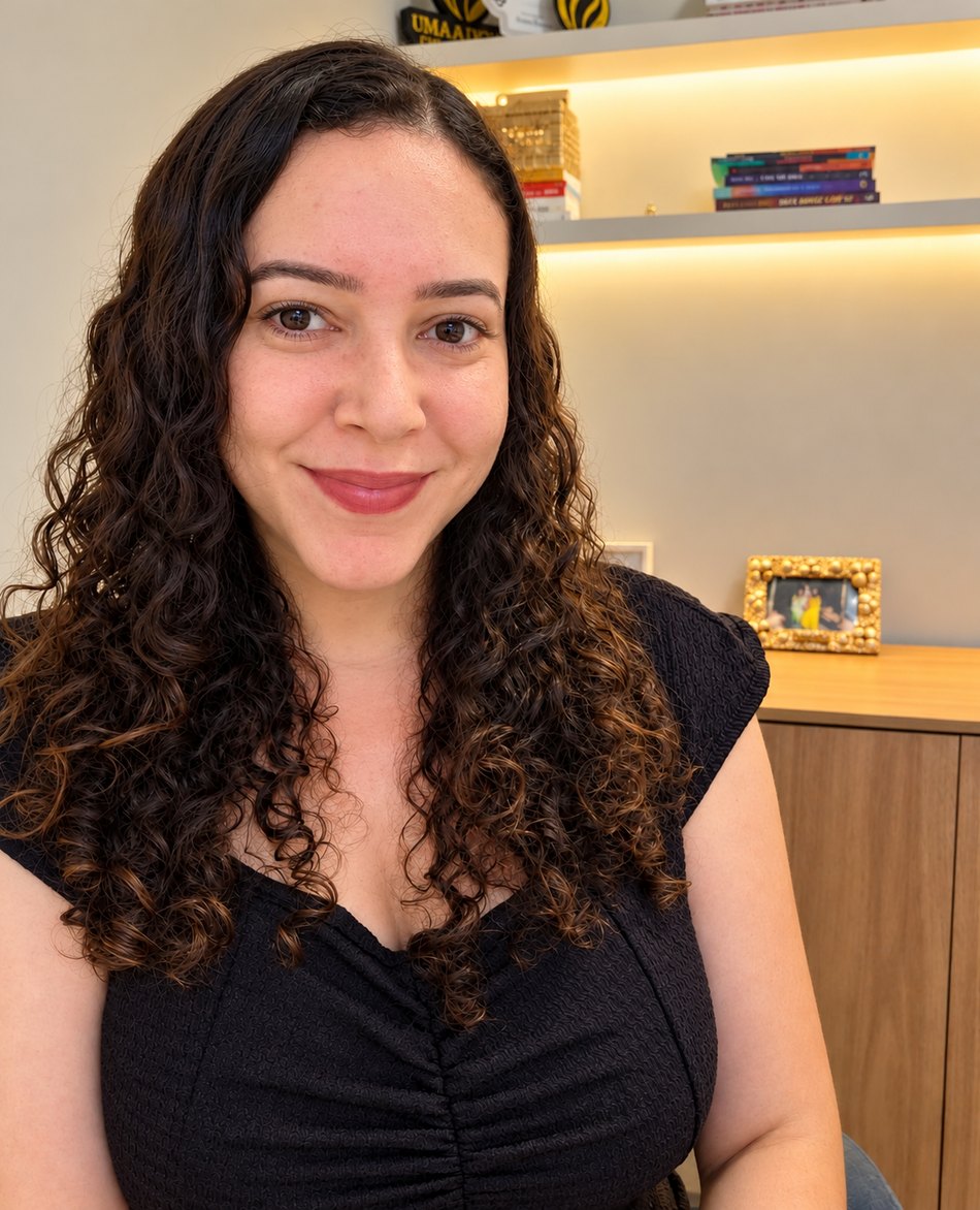 Natalia Almeida — retrato profissional na seção Sobre mim